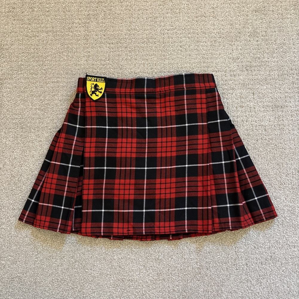 Sport Kilt Tartan Plaid Scottish Adjustable Velcrow Wrap Highland Hiking Mens M